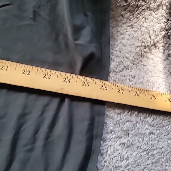 Eileen Fisher Tunic Top Sz XL Long Sleeve Tencel Crew Scoop Neck Forest Green - Picture 6 of 8